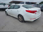 2013 Kia Optima Lx White vin: 5XXGM4A74DG142720