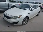 2013 Kia Optima Lx White vin: 5XXGM4A74DG142720