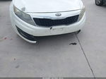 2013 Kia Optima Lx White vin: 5XXGM4A74DG142720