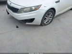 2013 Kia Optima Lx White vin: 5XXGM4A74DG142720