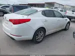 2013 Kia Optima Lx White vin: 5XXGM4A74DG142720