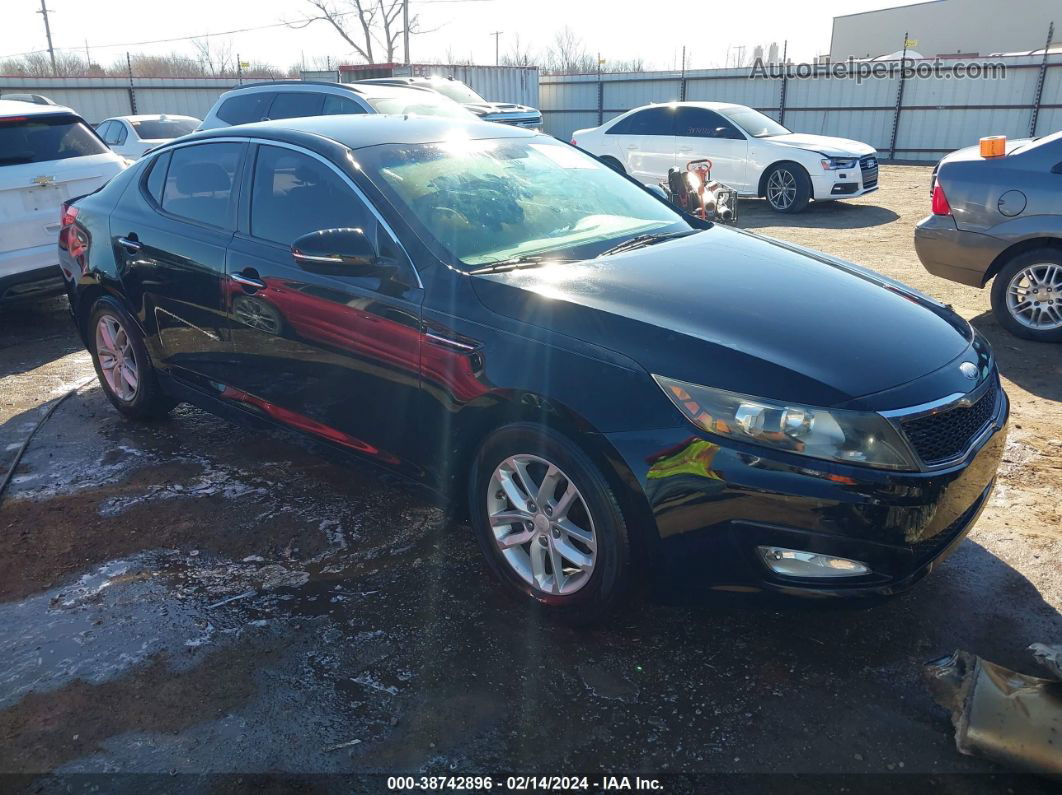 2013 Kia Optima Lx Black vin: 5XXGM4A74DG157010