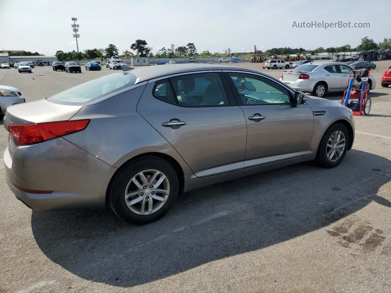 2013 Kia Optima Lx Gray vin: 5XXGM4A74DG200468