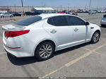 2014 Kia Optima Lx White vin: 5XXGM4A74EG262227