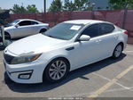 2014 Kia Optima Lx White vin: 5XXGM4A74EG262227