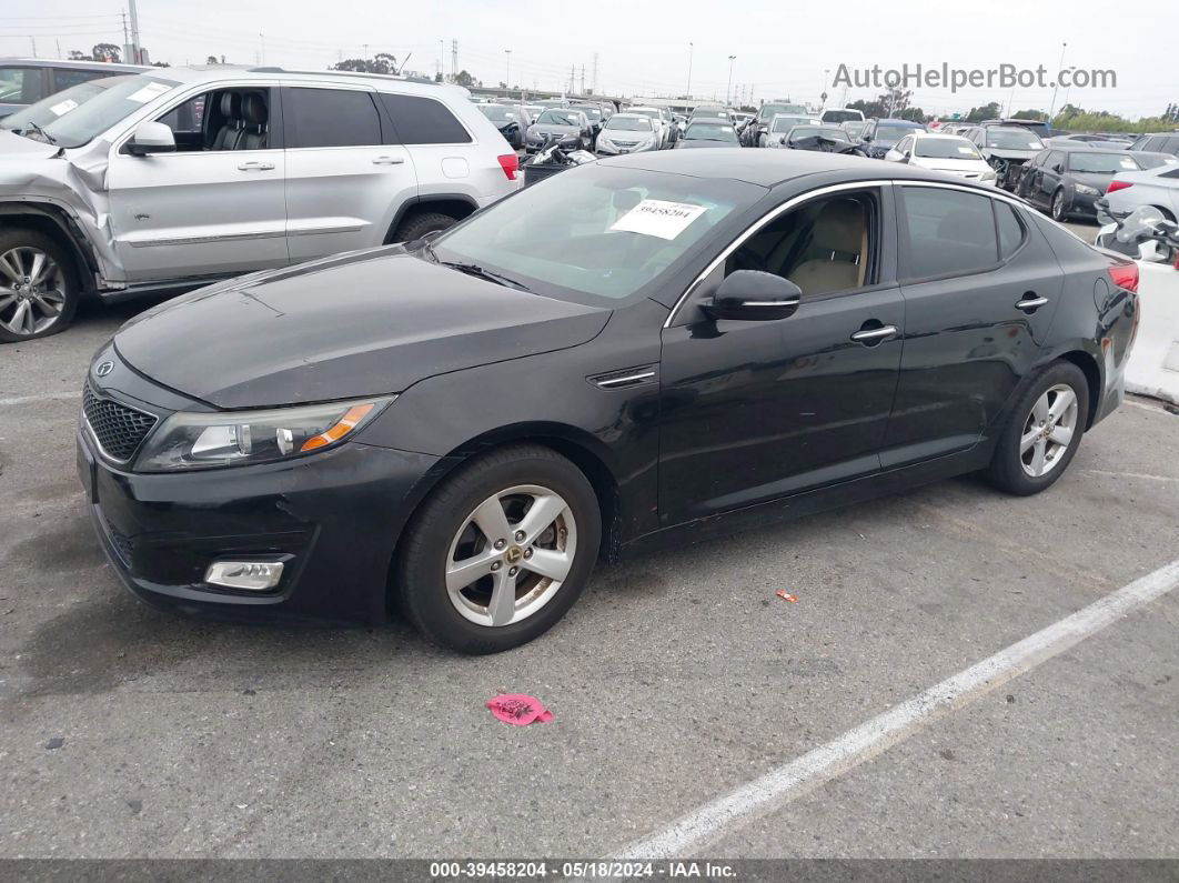 2014 Kia Optima Lx Black vin: 5XXGM4A74EG282364