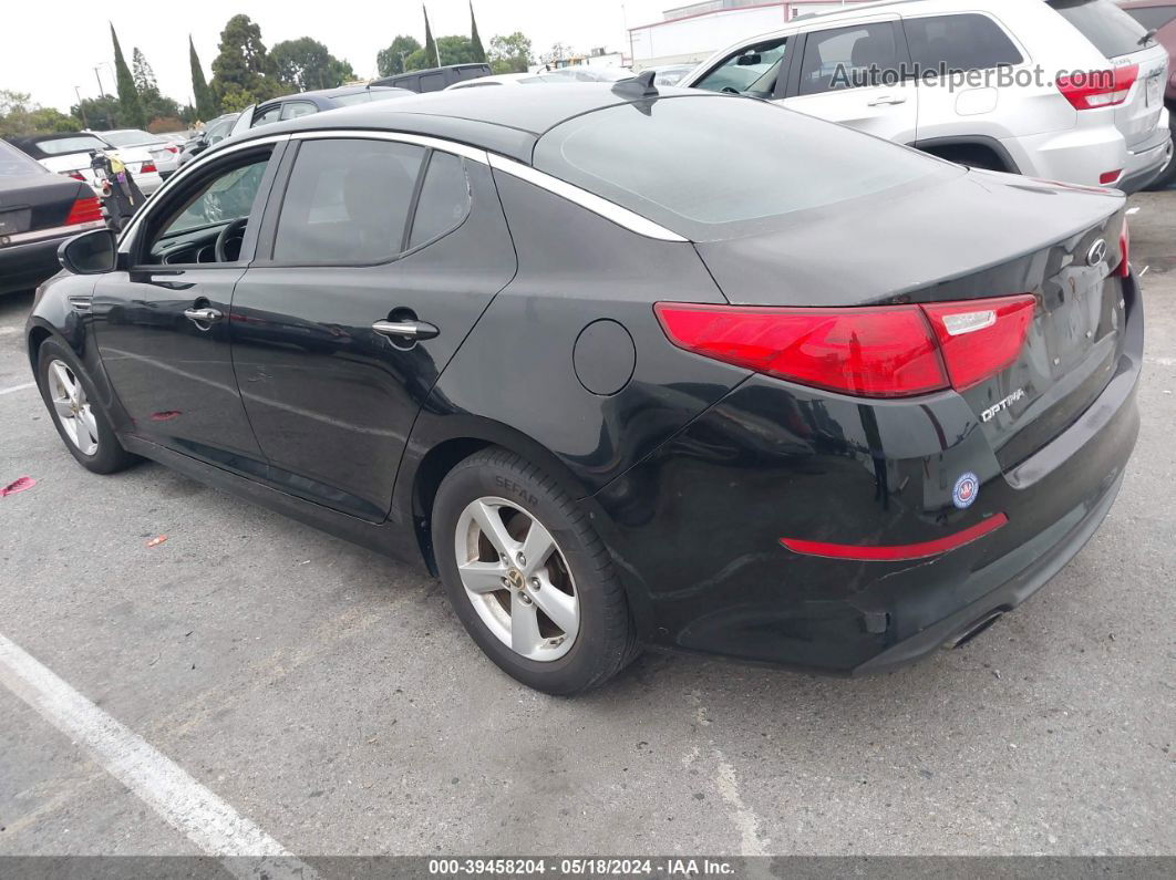 2014 Kia Optima Lx Black vin: 5XXGM4A74EG282364