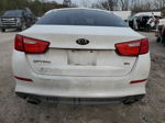 2014 Kia Optima Lx White vin: 5XXGM4A74EG282591