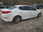 2014 Kia Optima Lx White vin: 5XXGM4A74EG282591