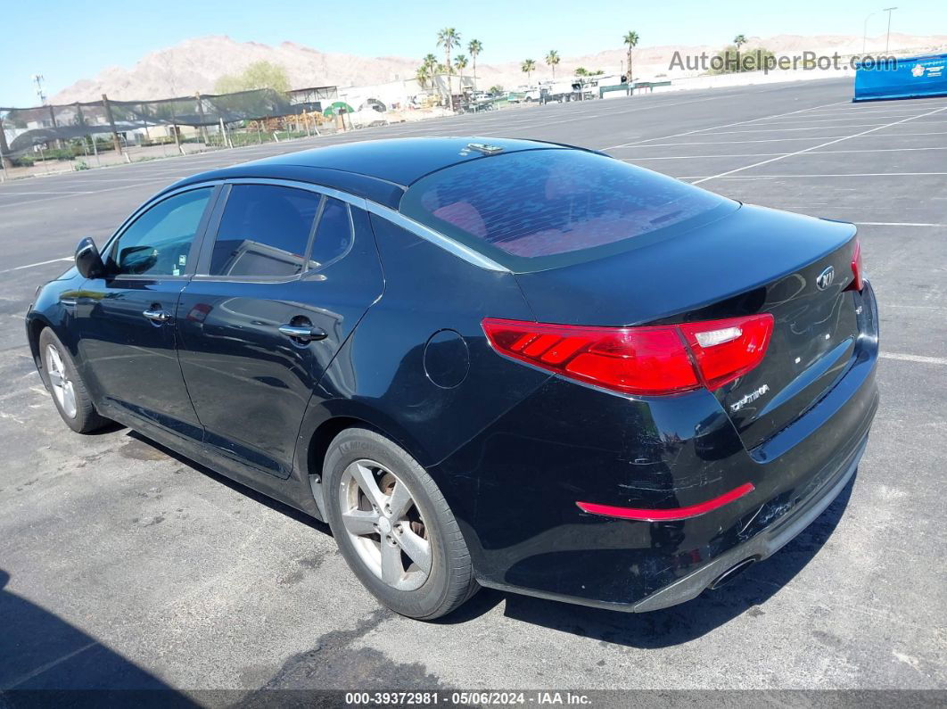 2014 Kia Optima Lx Black vin: 5XXGM4A74EG291128