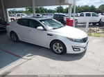 2014 Kia Optima Lx White vin: 5XXGM4A74EG313676