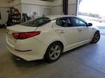 2014 Kia Optima Lx White vin: 5XXGM4A74EG317078