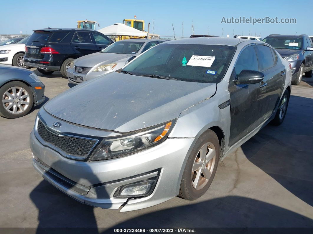 2014 Kia Optima Lx Silver vin: 5XXGM4A74EG333250