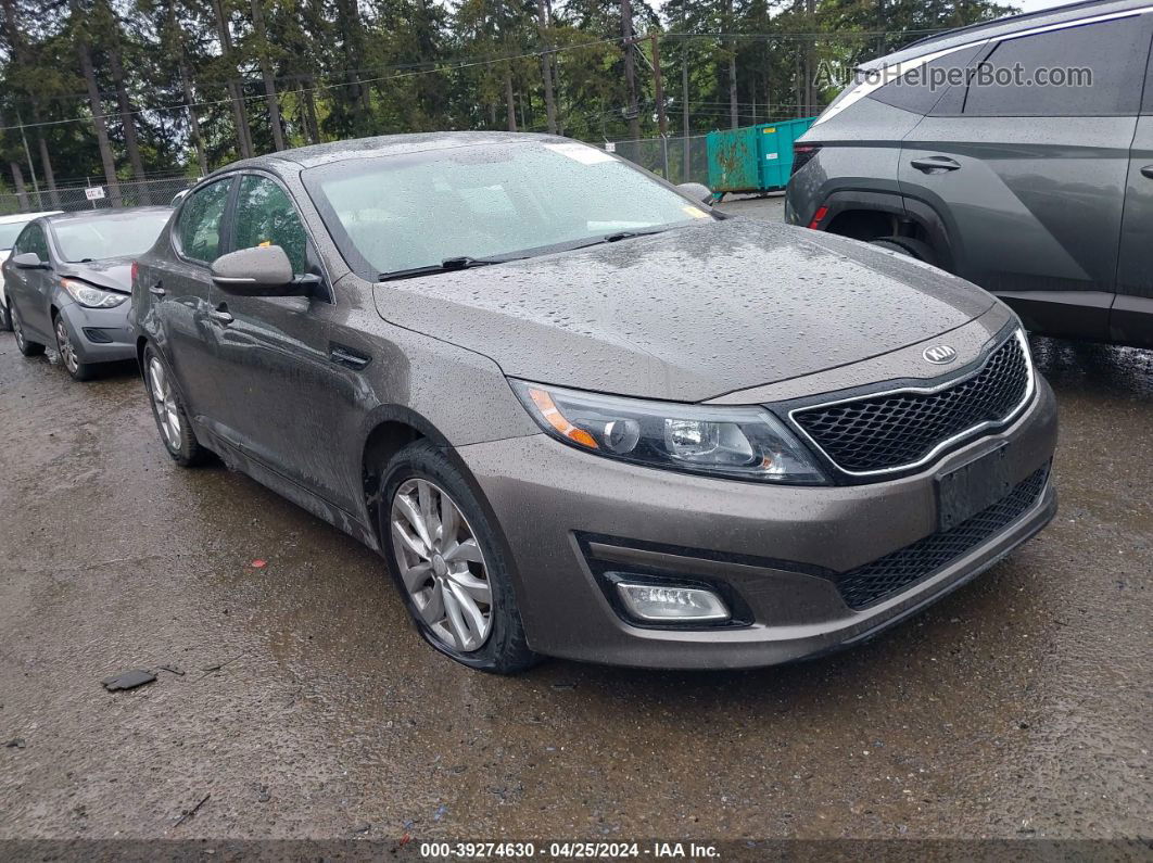 2014 Kia Optima Lx Gray vin: 5XXGM4A74EG340943