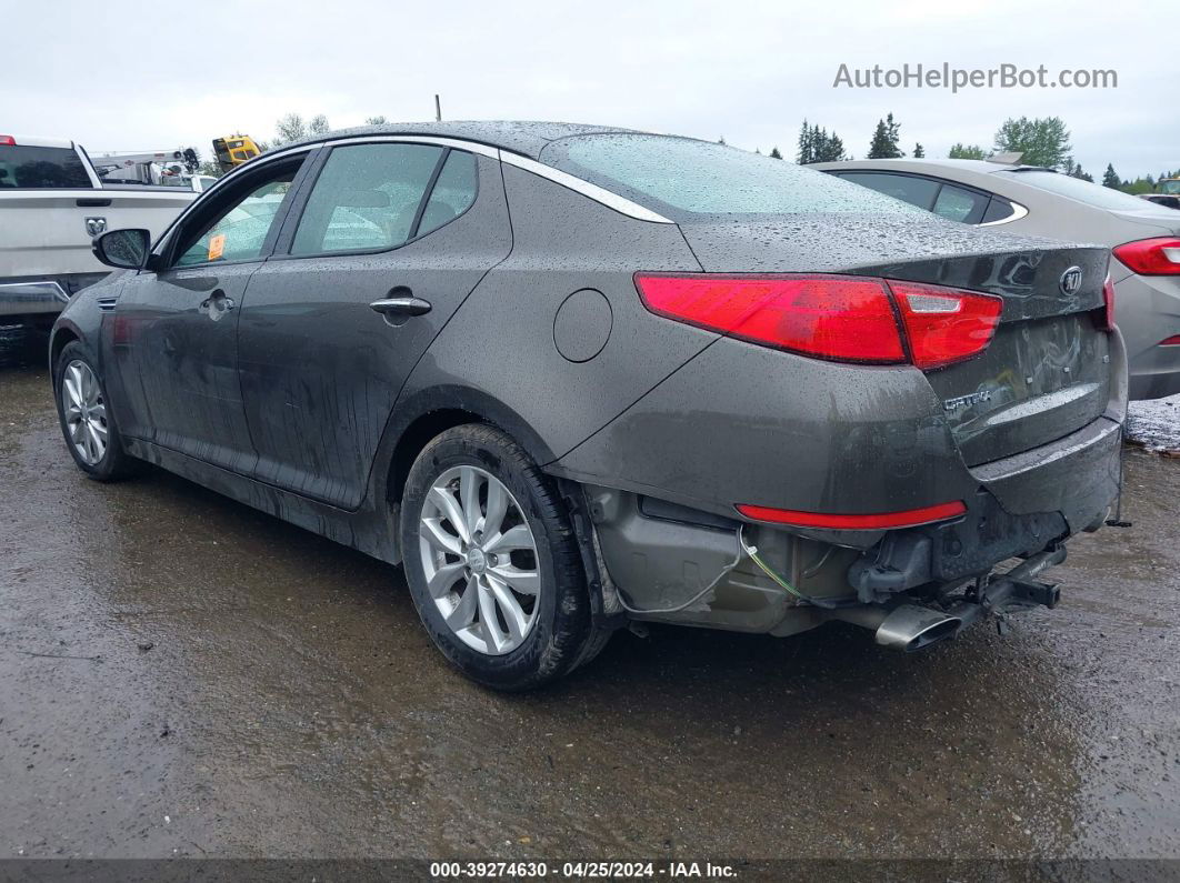 2014 Kia Optima Lx Gray vin: 5XXGM4A74EG340943