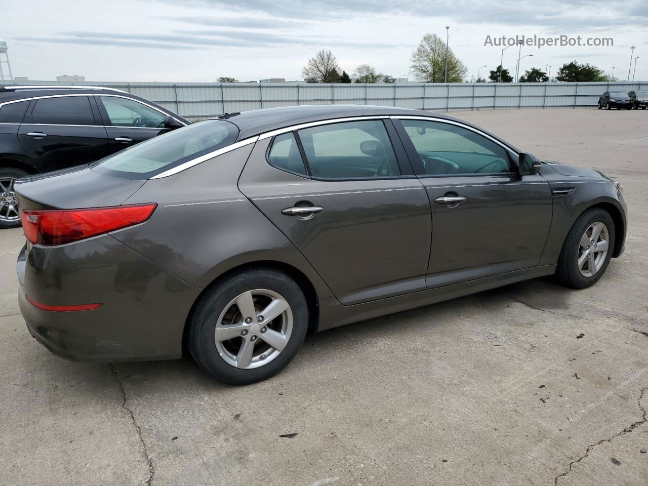 2015 Kia Optima Lx Gray vin: 5XXGM4A74FG370560