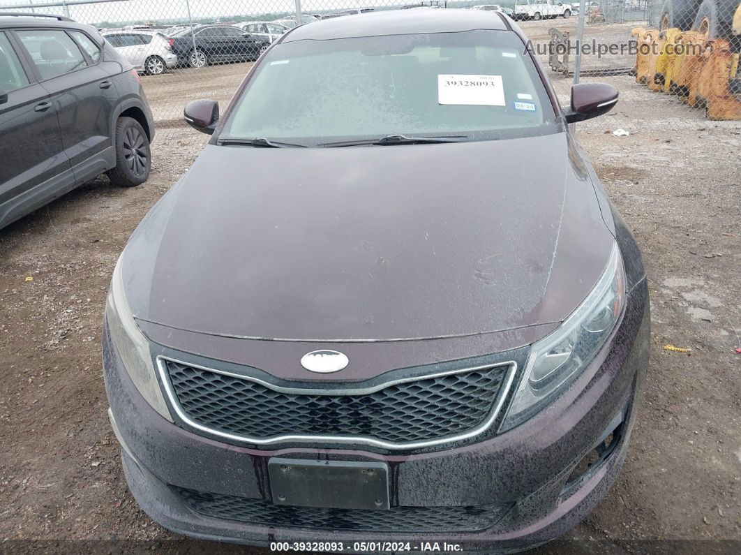 2015 Kia Optima Lx Brown vin: 5XXGM4A74FG383289