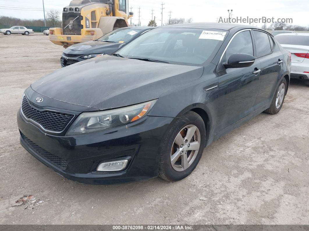 2015 Kia Optima Lx Черный vin: 5XXGM4A74FG457536