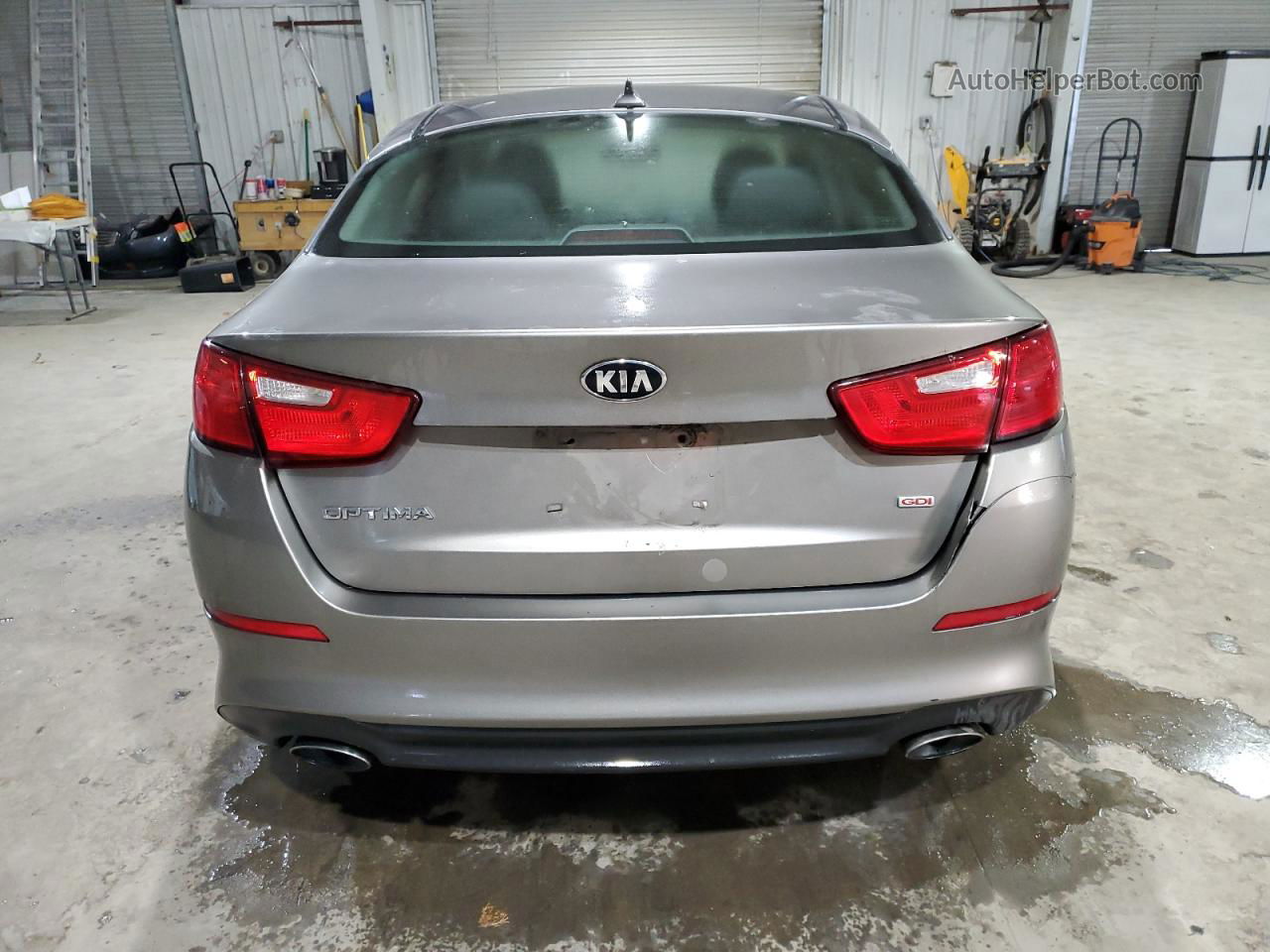 2015 Kia Optima Lx Серый vin: 5XXGM4A74FG501602