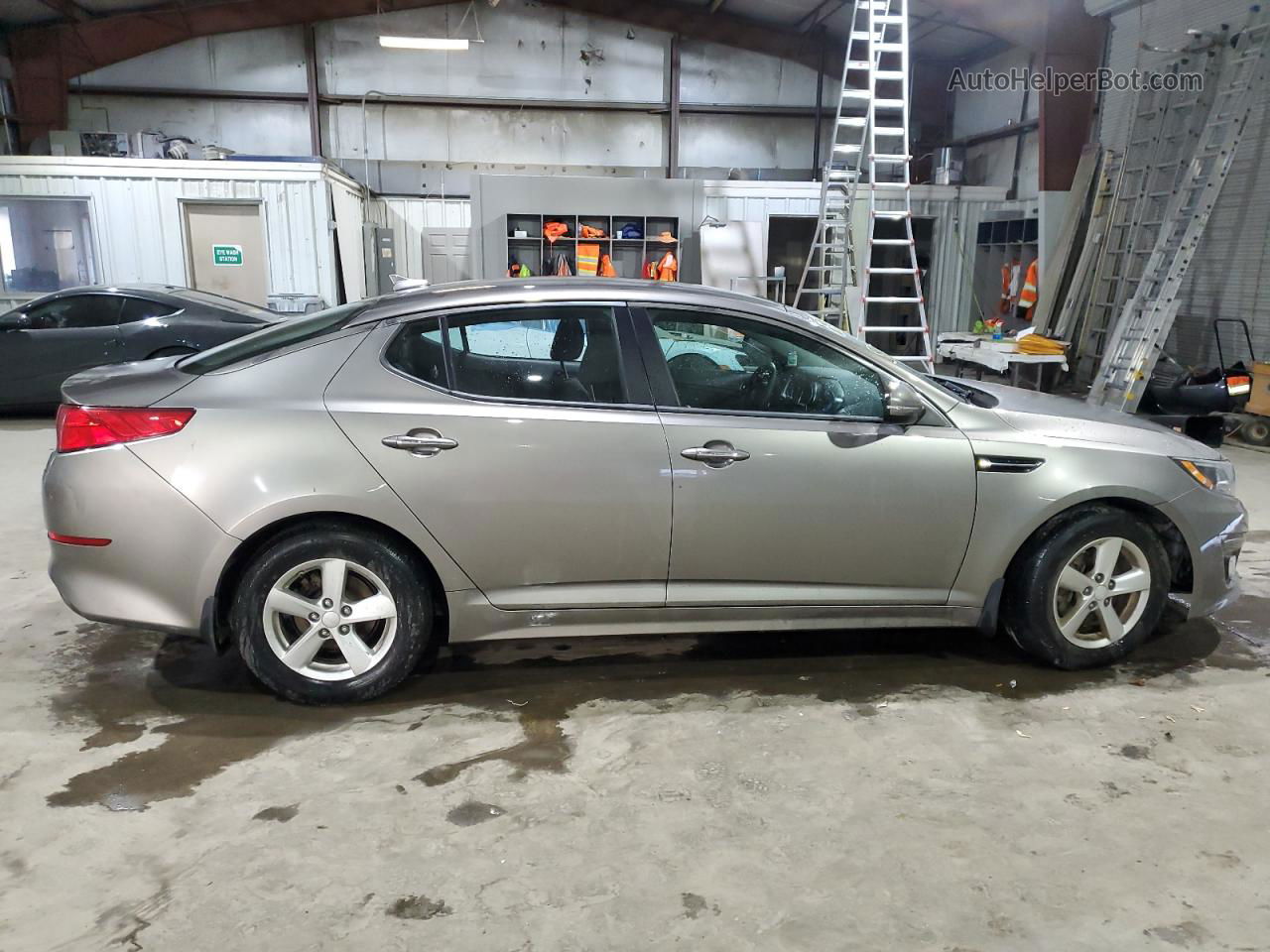 2015 Kia Optima Lx Gray vin: 5XXGM4A74FG501602