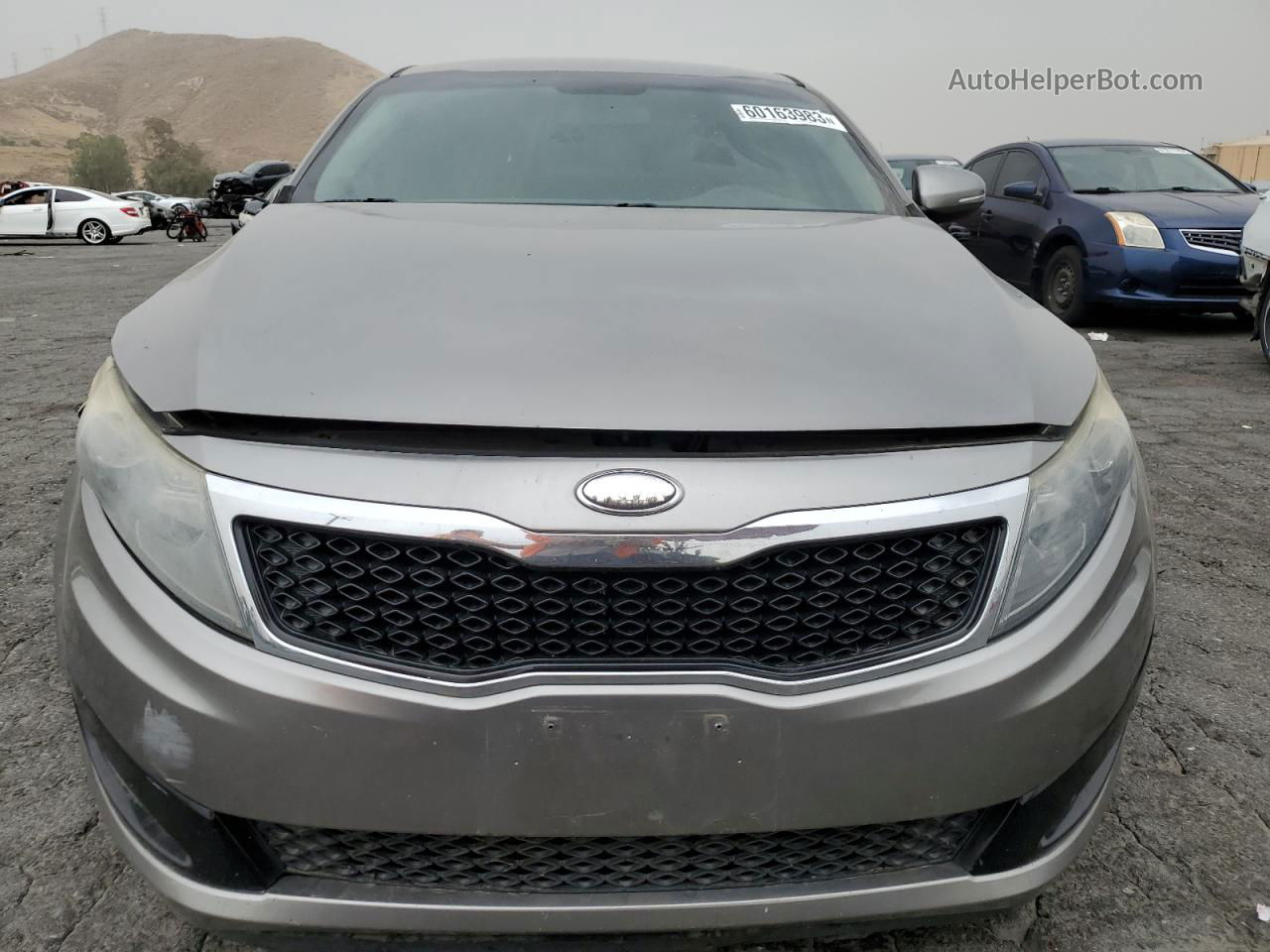 2013 Kia Optima Lx Gray vin: 5XXGM4A75DG217778