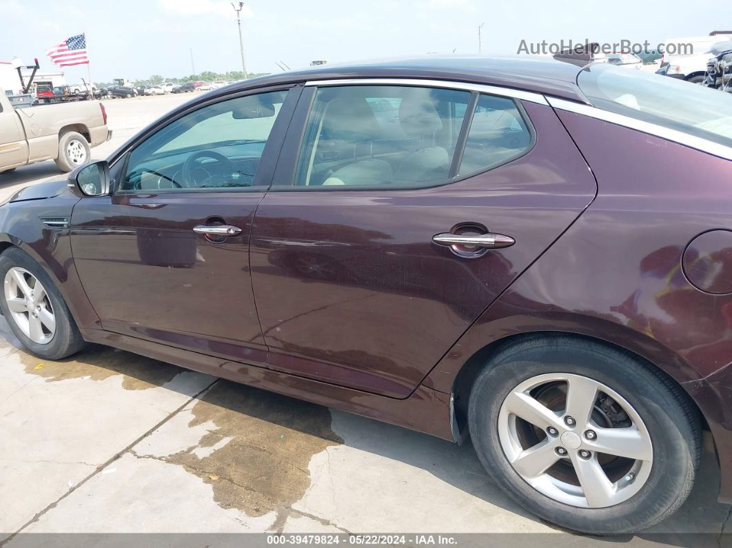 2014 Kia Optima Lx Красный vin: 5XXGM4A75EG271762