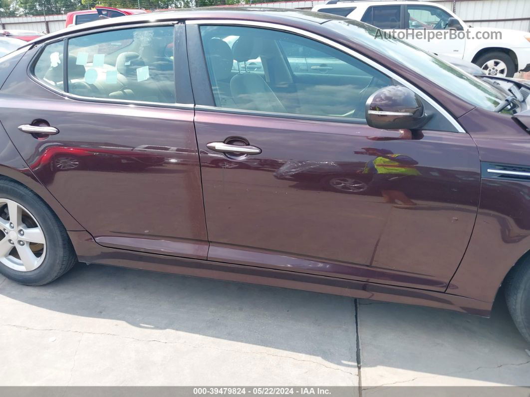 2014 Kia Optima Lx Красный vin: 5XXGM4A75EG271762