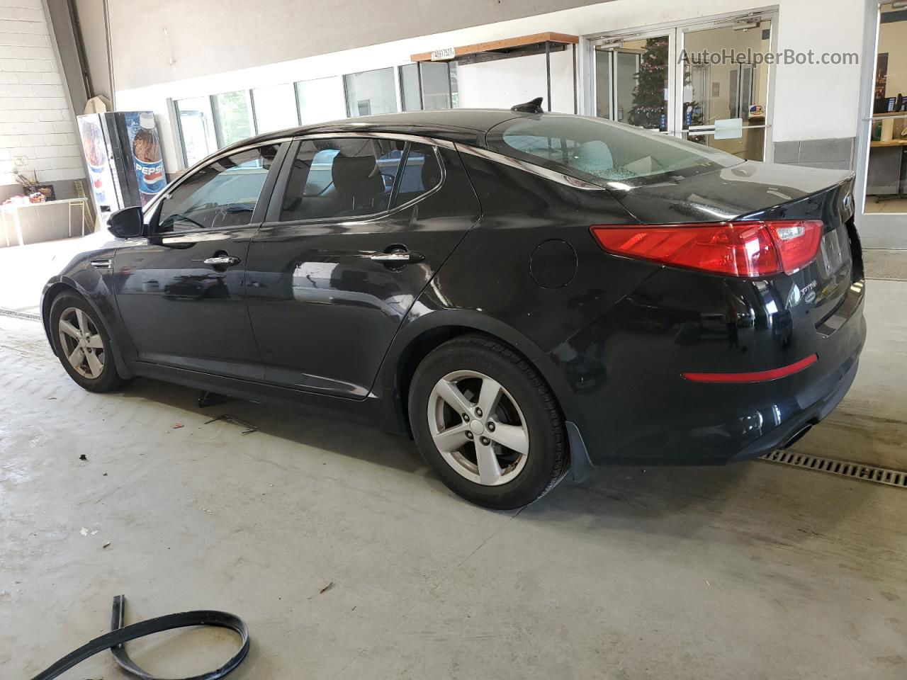 2014 Kia Optima Lx Black vin: 5XXGM4A75EG273317