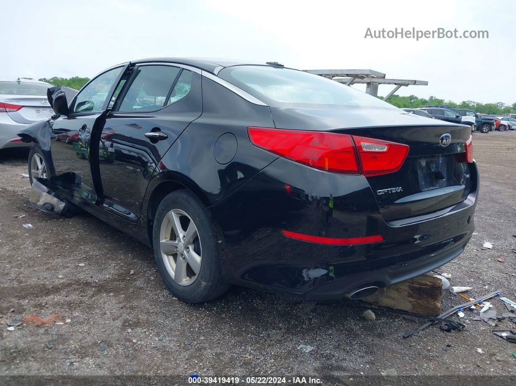 2014 Kia Optima Lx Черный vin: 5XXGM4A75EG301293