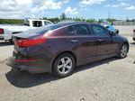 2014 Kia Optima Lx Burgundy vin: 5XXGM4A75EG304551