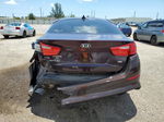 2014 Kia Optima Lx Burgundy vin: 5XXGM4A75EG304551