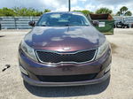 2014 Kia Optima Lx Бордовый vin: 5XXGM4A75EG304551