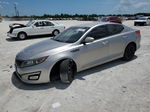 2014 Kia Optima Lx Silver vin: 5XXGM4A75EG304761