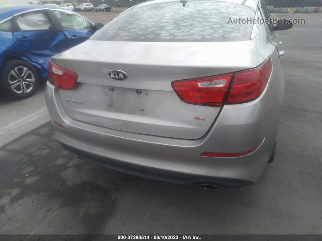 2014 Kia Optima Lx Gray vin: 5XXGM4A75EG305912