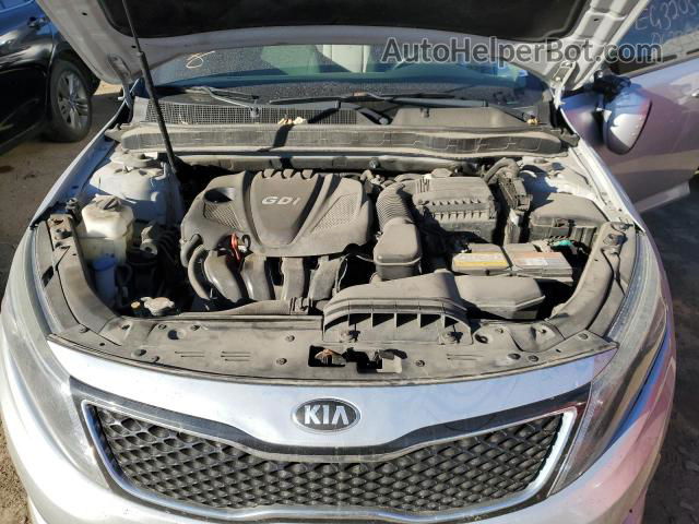 2014 Kia Optima Lx Silver vin: 5XXGM4A75EG320538