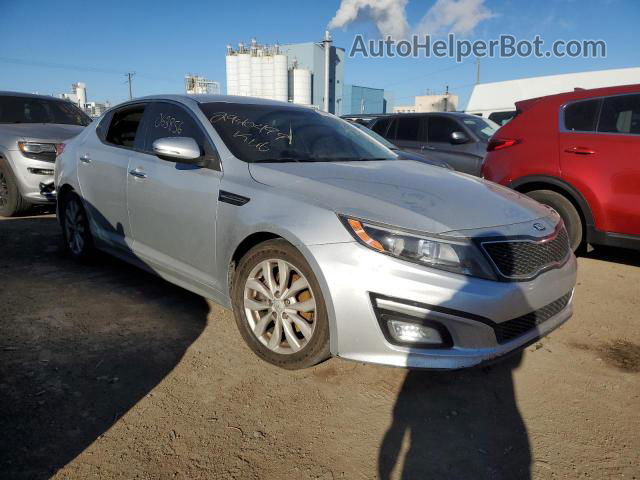 2014 Kia Optima Lx Silver vin: 5XXGM4A75EG320538