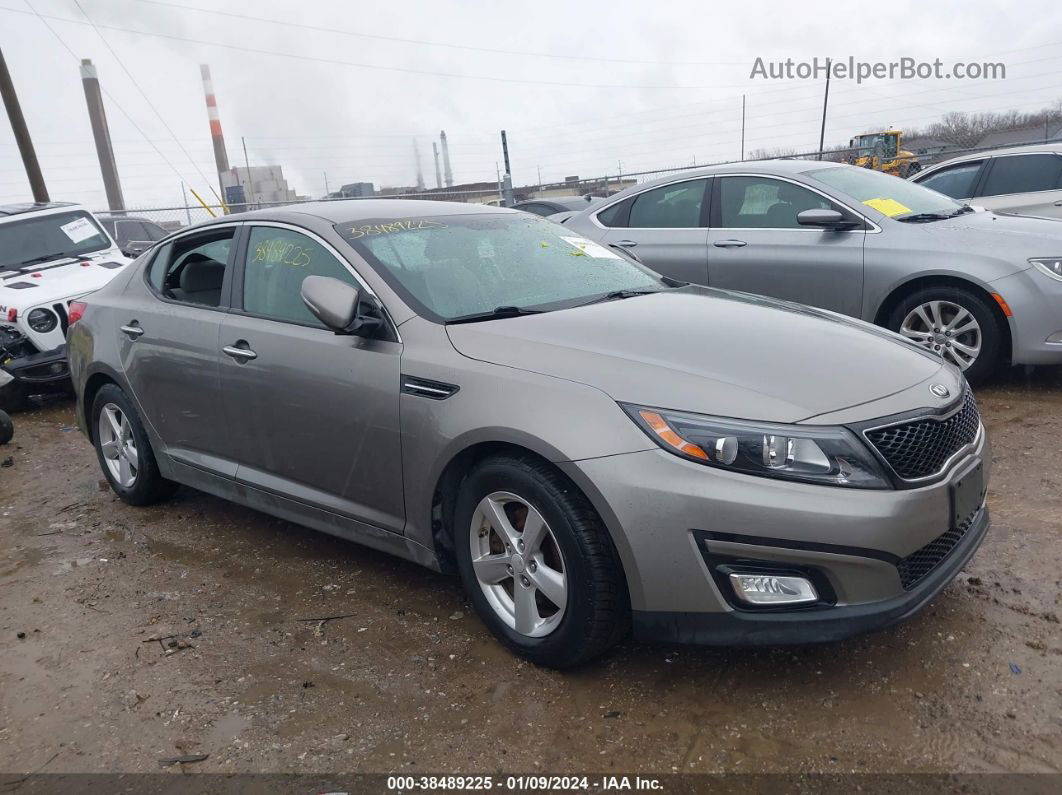 2014 Kia Optima Lx Gray vin: 5XXGM4A75EG336576