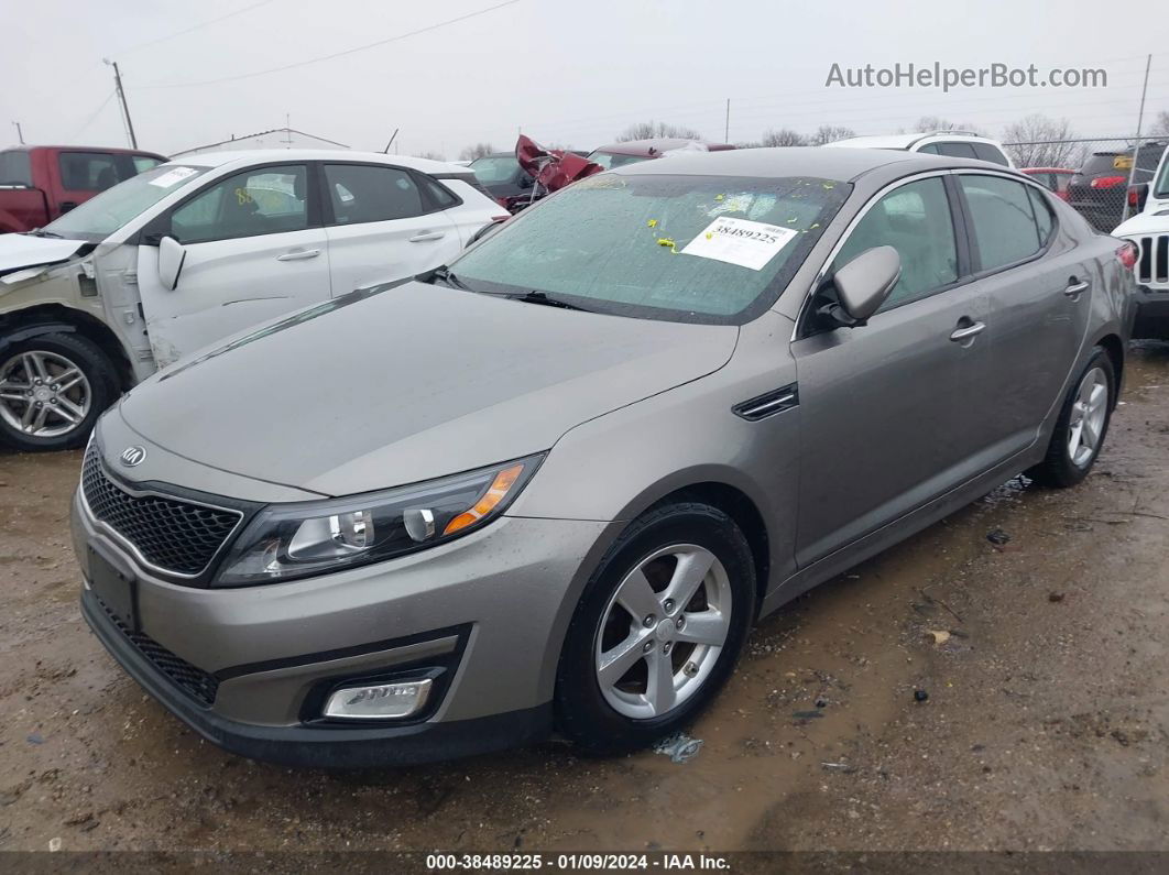 2014 Kia Optima Lx Gray vin: 5XXGM4A75EG336576