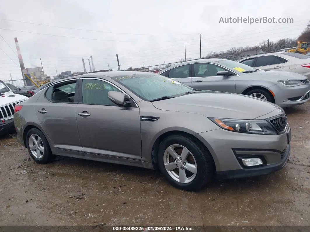 2014 Kia Optima Lx Gray vin: 5XXGM4A75EG336576