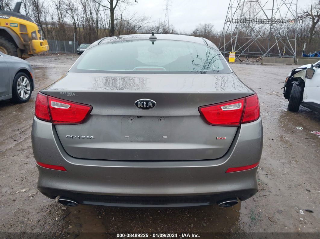 2014 Kia Optima Lx Gray vin: 5XXGM4A75EG336576