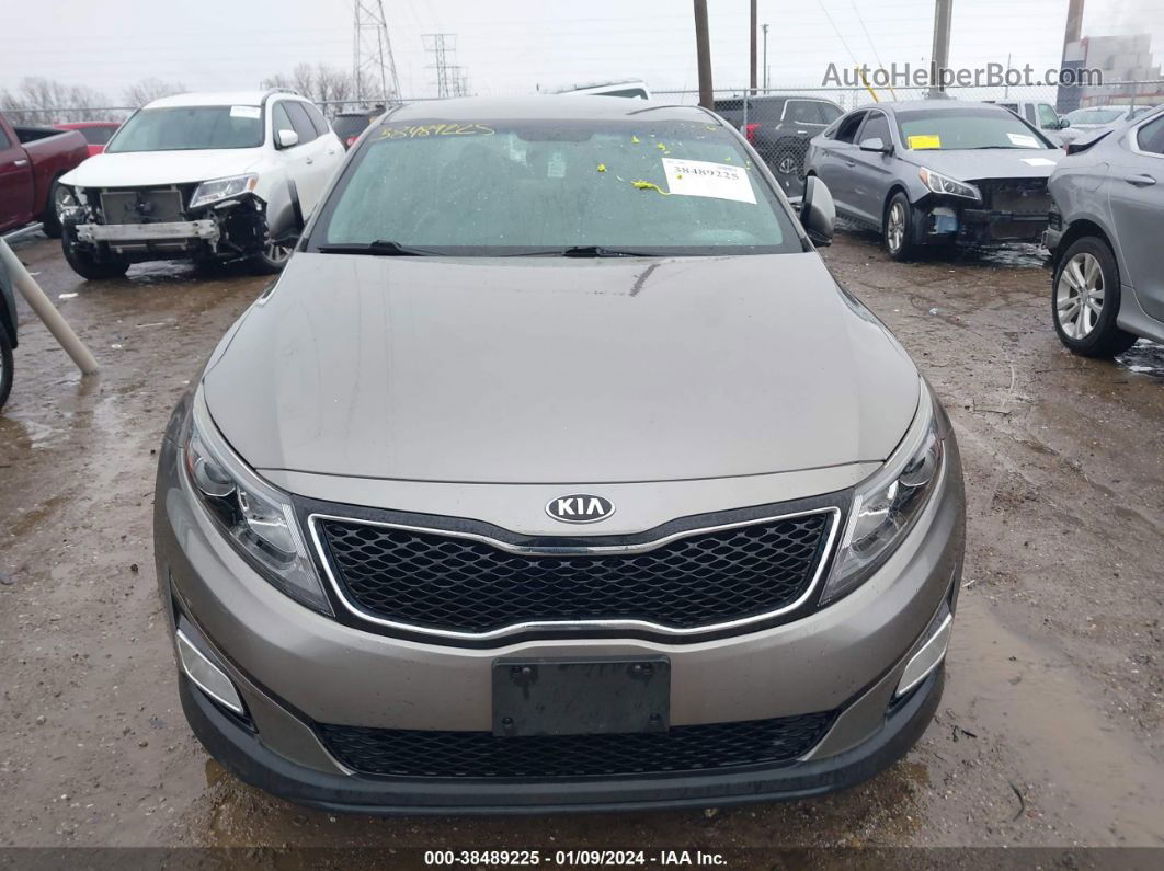 2014 Kia Optima Lx Gray vin: 5XXGM4A75EG336576