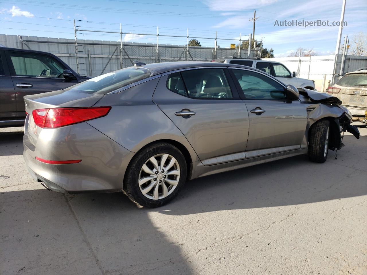 2014 Kia Optima Lx Tan vin: 5XXGM4A75EG348999