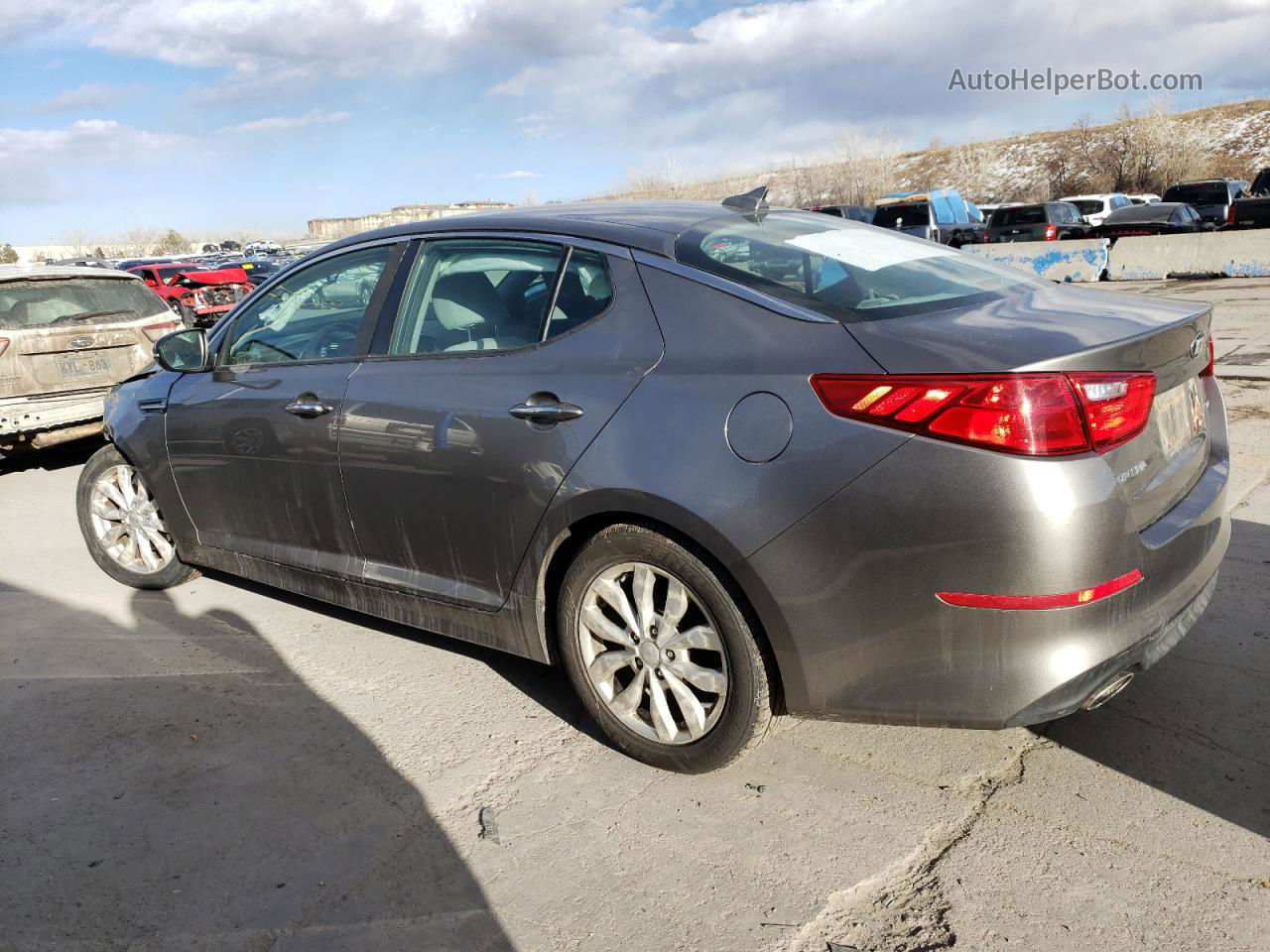 2014 Kia Optima Lx Tan vin: 5XXGM4A75EG348999