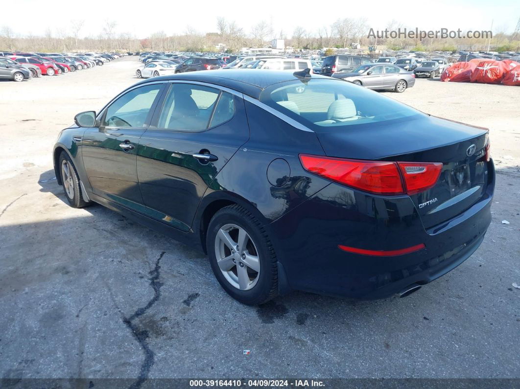 2014 Kia Optima Lx Black vin: 5XXGM4A75EG351076