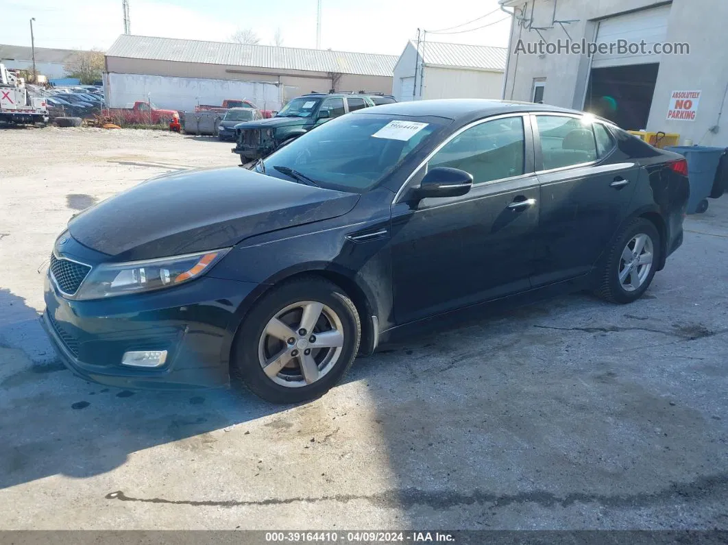 2014 Kia Optima Lx Black vin: 5XXGM4A75EG351076