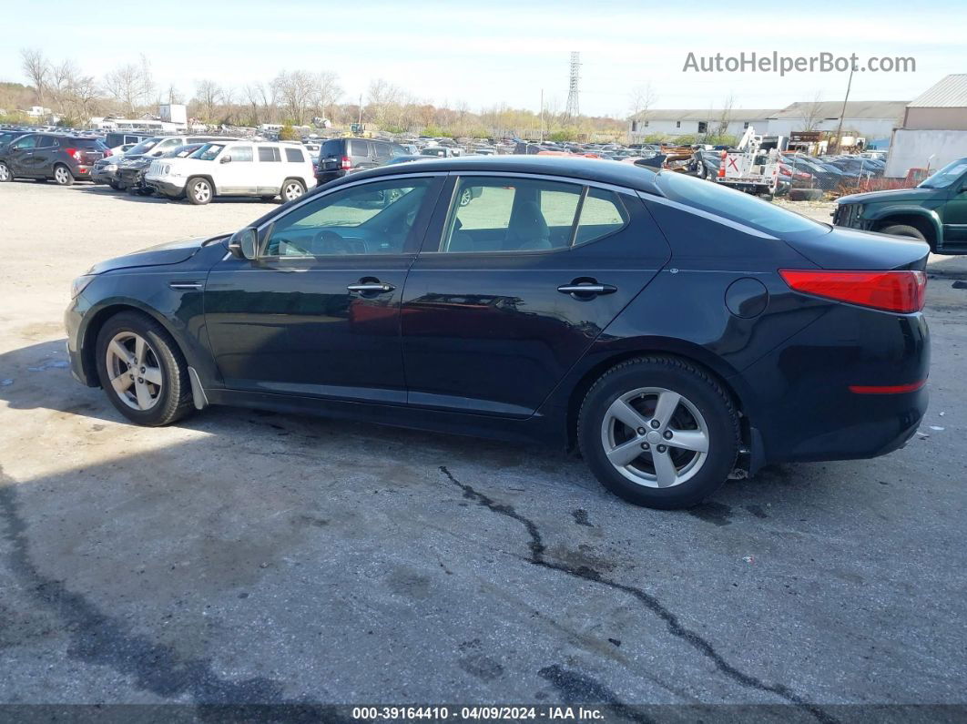 2014 Kia Optima Lx Black vin: 5XXGM4A75EG351076