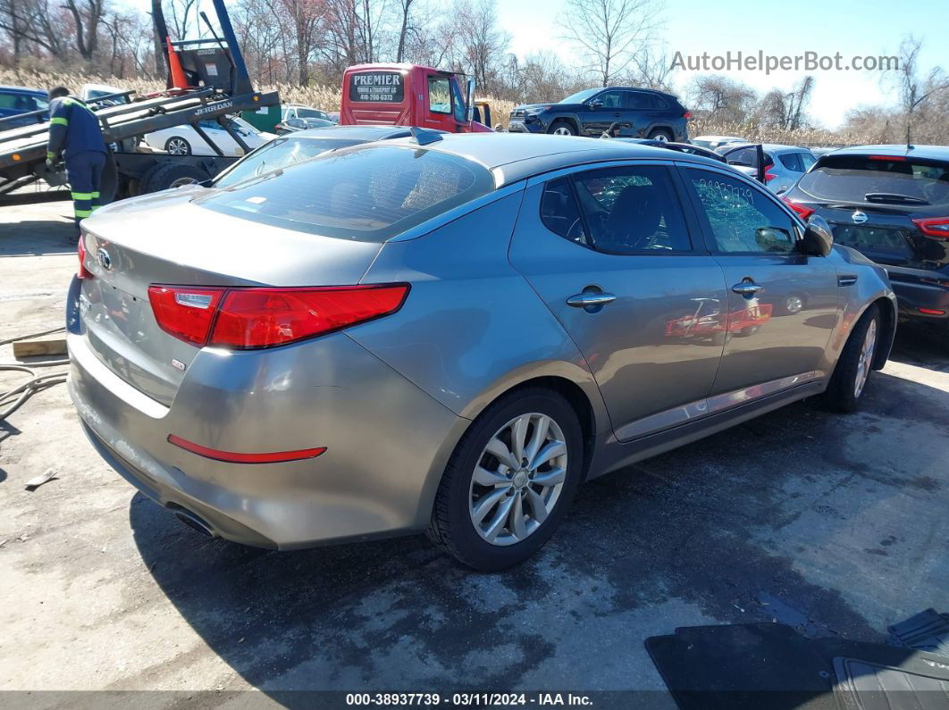 2014 Kia Optima Lx Серебряный vin: 5XXGM4A75EG351093