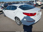 2015 Kia Optima Lx White vin: 5XXGM4A75FG375539