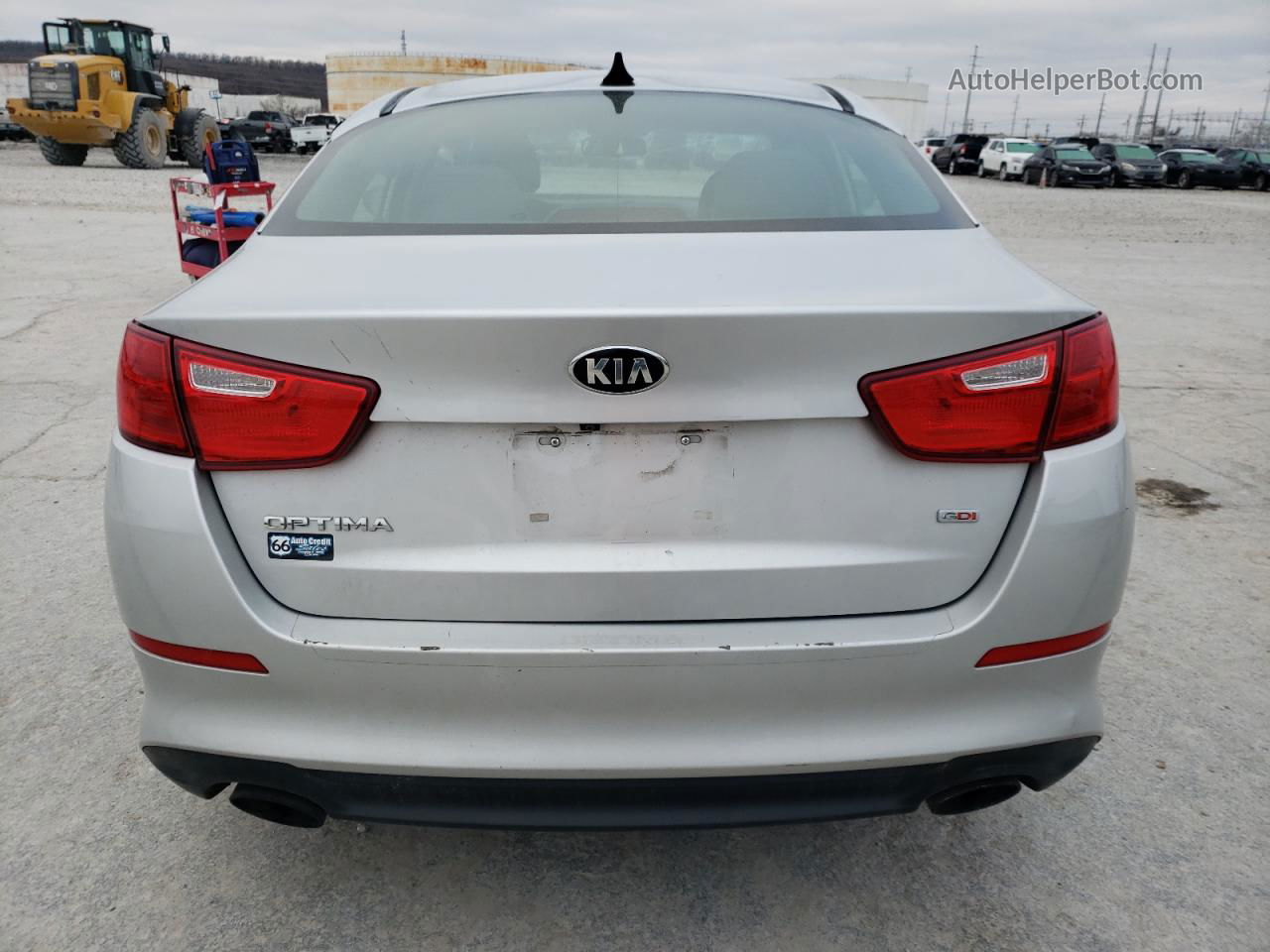 2015 Kia Optima Lx Silver vin: 5XXGM4A75FG401069