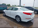 2015 Kia Optima Lx White vin: 5XXGM4A75FG437814